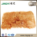 Hot design multi-colors high quality bleached Blue Tibet Lamb Fur Plate